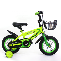 Vélo enfant 16 Pouces 4-7 Ans - Vert