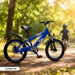 VTT enfant 20 Pouces 6-10 Ans - Gris